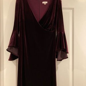 Calvin Klein velveteen dress